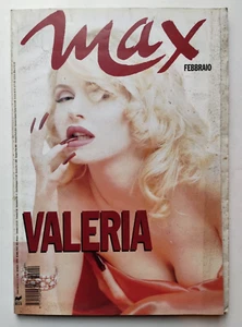 Rivista Max Febbraio 1997 Valeria Marini Con Poster Whitney Houston Mel Gibson - Picture 1 of 2