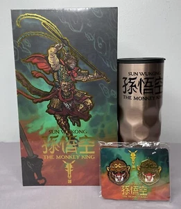 Figura de lujo todo incluido Monkey King + Pin + Taza ~ 4 jinetes Figura mítica oscura - Imagen 1 de 9