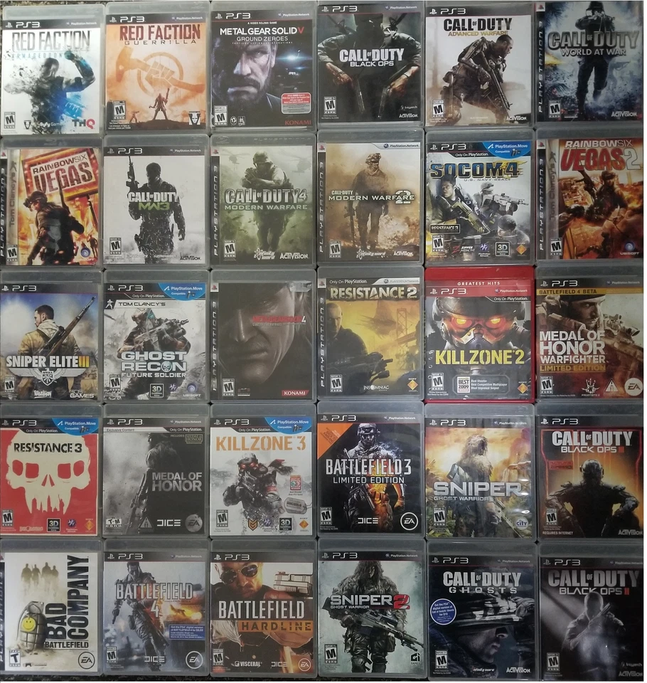 Warfare / Shooter games Playstation 3 PS3 TESTED - Image 1 of 1