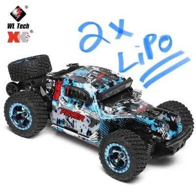 WLtoys 1/28 284161 4WD Drift Buggy w/LED & Monster Tires 2.4Ghz Off-Road 2xLiPo - Image 1 of 4