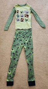 Microsoft's Minecraft Boy Flannel 2-pc (two piece) Pajama Set. FAST SHIPPING  - Picture 1 of 6