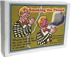 Pipa para fumar pulgar gag escenario de mano humo fuego truco mágico truco para cigarrillos adultos - Imagen 1 de 3