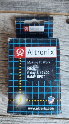 Altronix RB5 Relay Module 6 VDC or 12 VDC DPDT New In Box 📦 🌟 Free Shipping