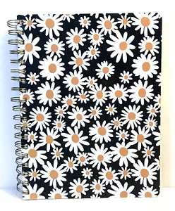 Fringe Studio DAISY FIELD Journal Spiral Notebook 192 Lined Pages - Picture 1 of 12