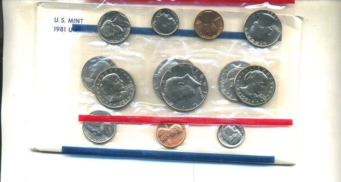 1981 P AND D UNITED STATES GOVERNMENT MINT SET - Image 1 of 1