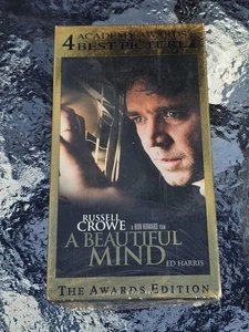 A Beautiful Mind VHS 2002 Awards Edition Brand New Factory Sealed Best Picture - Foto 1 di 2