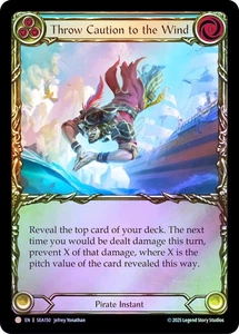 FAB COLD FOIL Throw Caution to the Wind - Treasure Pack Card # 150 - Bild 1 von 1