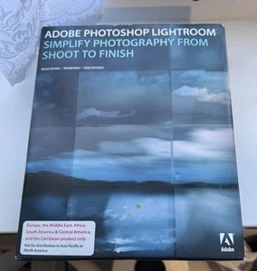 Adobe Photoshop Lightroom 1 (2007) With Serial Number/Key + Photoshop Elements 4 - Picture 1 of 4