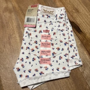 Girls Shorty Shorts Levi’s Size 6 - Picture 1 of 5
