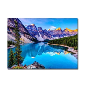 Mountain Lake Diamond Painting Kit – 30 x 40 cm Full Round Drill for adults - Picture 1 of 2