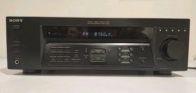 Sony STR-DE185 AM/FM Stereo Receiver Tested Working No Remote Black 2-Channel - Image 1 of 4