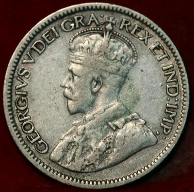 1929 Canada 10 Cents Silver Foreign Coin - Image 1 of 2