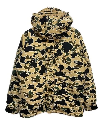 BAPE STA Brown Camo Down Jacket White Goose Down 80/20 Nylon Shell - Image 1 of 4