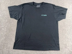 Columbia XL PFG Herren Kurzarm T-Shirt Schwarz Baumwolle Rundhals - Bild 1 von 8