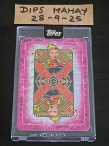 2025 Topps Marvel Mint Captain Marvel 2 of Diamonds /99 Gambit Playing Card #D-2 - Picture 1 of 2