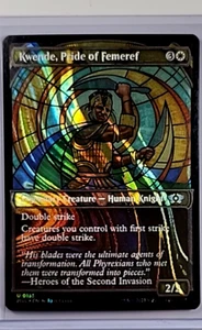 MTG Magic the Gathering Multiverse Legends Halo Foil Kwende Pride of Femeref LP - Picture 1 of 2