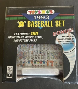1993 Toys 'R' Us Topps Baseball Factory Sealed Set 100 Cards & 12 Master Photos - Bild 1 von 3