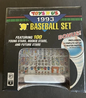 1993 Toys 'R' Us Topps Baseball Factory Sealed Set 100 Cards & 12 Master Photos - Image 1 of 3