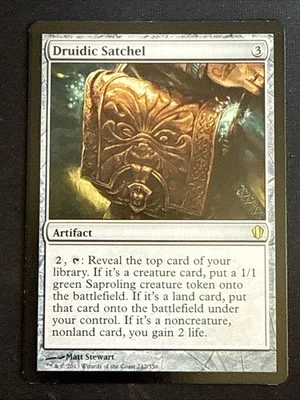 1x Druidic Satchel (242) Commander 2013 LP MTG Magic the Gathering x1 MKE - Image 1 of 2