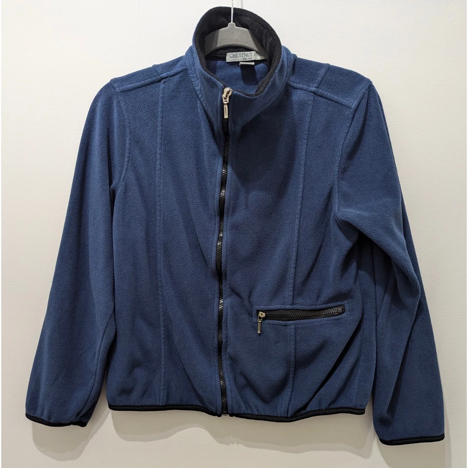 CHESTNUT HILL 女式拉链羊毛夹克 S 码 — 第 1/4 张图片