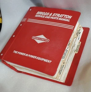 Manual de servicio y piezas vintage OEM Briggs & Stratton, manual de reparación, manual de taller - Imagen 1 de 17