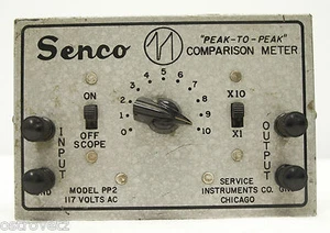 Senco Model PP2 Peak to Peak Comparison Meter - Picture 1 of 12