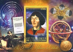 Bloc 2012 Used Espace Astronomy Kopernik Copernicus Laplace Stars Copernic - Photo 1/1