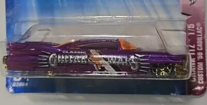 2004 Hot Wheels #143 Crank Itz 1/5 CUSTOM '59 CADILLAC Purple w/Gld 5Y Spoke - Picture 1 of 2