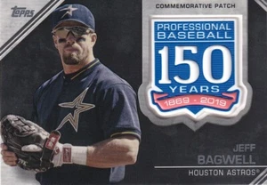 Topps 2019 Baseball Jeff Bagwell #AMP-JB 150TH ANNIVERSARY SERIES 2 PATCH CARD  - Bild 1 von 2