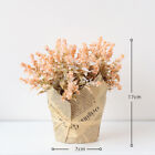 Knstliche Blumen mit Kunststoff Topf Schleierkraut Bonsai Hochzeitsdekoration
