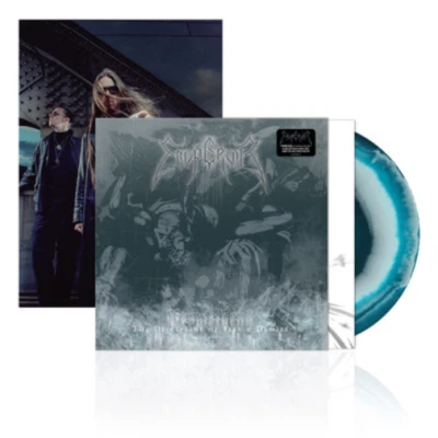 SENT TRACKED Emperor Prometheus Discipline of Fire & Demise SWIRL Grey Blue LP - Image 1 of 4