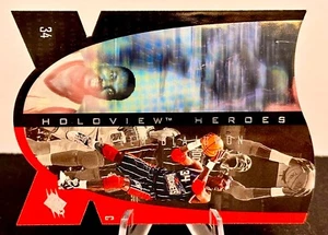 HAKEEM OLAJUWON (HOF) 1997 UPPER DECK SPX HOLOVIEW HEROES DIE CUT INSERT #H9 - Picture 1 of 2