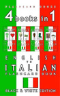 Flashcard Books Italian Bili 4 books in 1 - English to Italian Kids (Paperback)