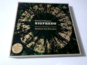 Karajan " Wagner Sigfredo " 5 LP Box Set Ex/Ex VG / Mbe + Livret Castillan - Picture 1 of 3