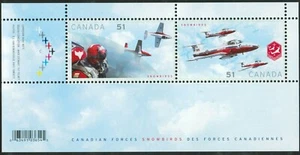 Hoja de recuerdos de pájaros de nieve de las fuerzas canadienses sc#2159b, como nueva-NH - Imagen 1 de 2