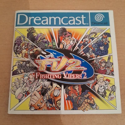 Fighting Vipers 2 Manual Only for Sega Dreamcast Good Condition - Image 1 of 4