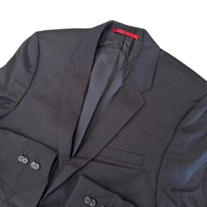 Hugo Boss Virgin Wool Pinstripe Blazer Suit Jacket Business Professional 38R - Picture 1 of 11
