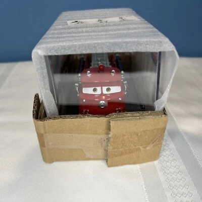 DISNEY STORE PIXAR CARS RED FIRE TRUCK ACRYLIC CASE Brand New for Collectors! - Image 1 of 4