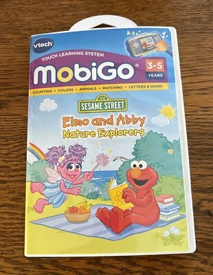 Vtech MobiGo Learning System Cartridge Sesame Street Elmo & Abby Nature Explorer - Image 1 of 3