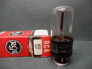 Tubo de vacío RCA 6X5GT Amplitrex probado y garantizado - Imagen 1 de 3