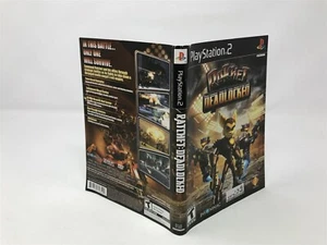 Ratchet Deadlocked - Sony Playstation 2 PS2 - Repuesto Incrustación Obra de Arte Caja Arte  - Imagen 1 de 1