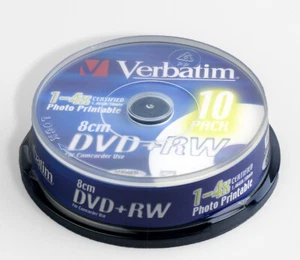 Verbatin DVD+RW 8cm Inkjet Printable - Afbeelding 1 van 2