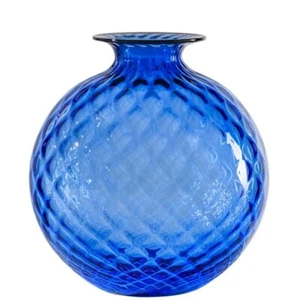 Venini, Balloton Monofiore, Vaso Zaffiro 16cm, Cristallo-Vetro - Imagen 1 de 1