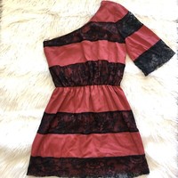Gianni Binni Womens Dress Size M Red Black