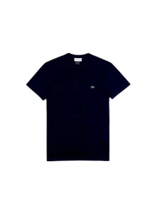 T-Shirt Lacoste Uomo Blu classic TH6709 166 - Imagen 1 de 7