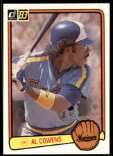 1983 Donruss Al Cowens Seattle Mariners #554