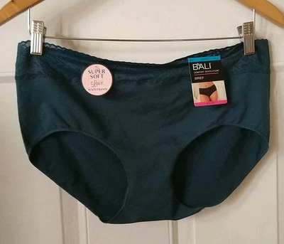 BALI LACE WAISTBAND BRIEF PANTY, SIZE 2XL/9 - Image 1 of 2