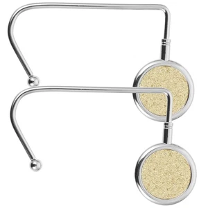 2pcs Alloy Handbag Hangers Bag Hooks Pouch Desktop Holders Table - Picture 1 of 12