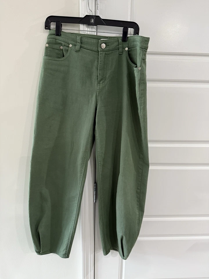 Pantalones Tibi Algodón Taladro Brancusi Talla US 4 Informales Strech Foto 1 de 4