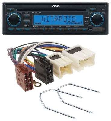 VDO AUX MP3 1DIN CD USB Autoradio für Nissan Pathfinder 96-03 Quest 93-02 Sentra - Bild 1 von 4
